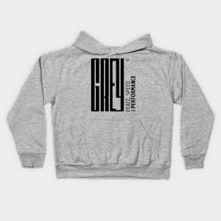 GREY BARCODE - GREYHOUND LOVERS Kids Hoodie